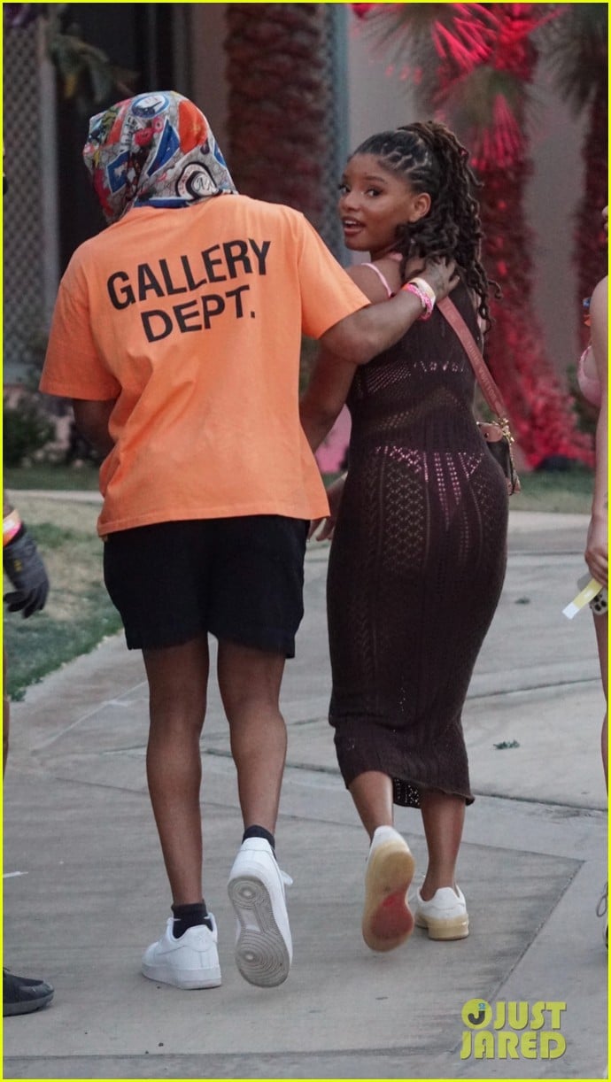 Halle Bailey Hangs Out With Boyfriend DDG at a Coachella Party | Photo