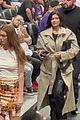 kendall jenner kylie jenner sit courtside at game 02