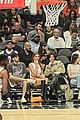 kendall jenner kylie jenner sit courtside at game 03