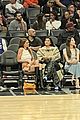 kendall jenner kylie jenner sit courtside at game 07