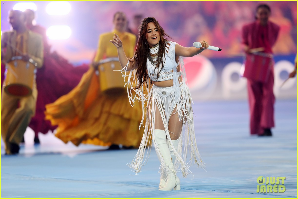 Camila Cabello Dances Her Heart Out During Uefa Champions League Finals Performance Photo