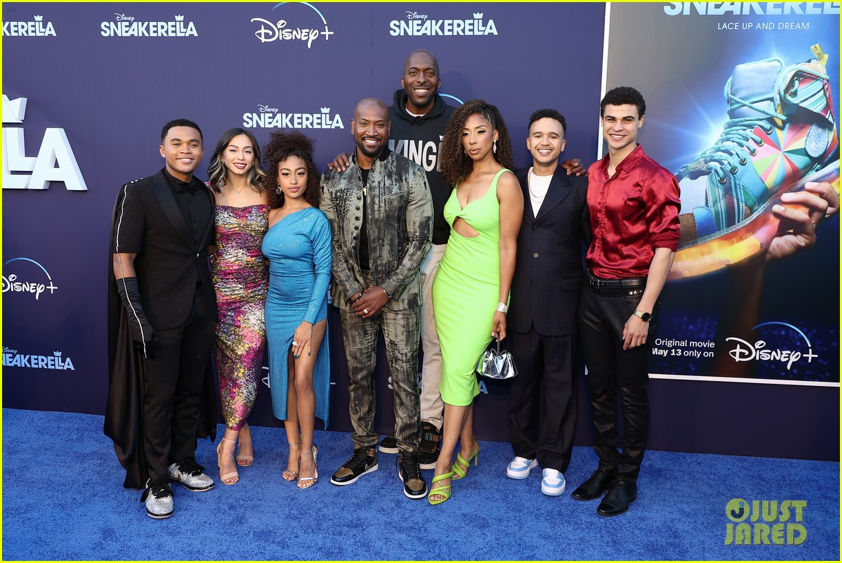chosen jacobs wears a cape to sneakerella premiere with lexi underwood more 24