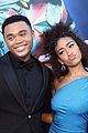 chosen jacobs wears a cape to sneakerella premiere with lexi underwood more 18