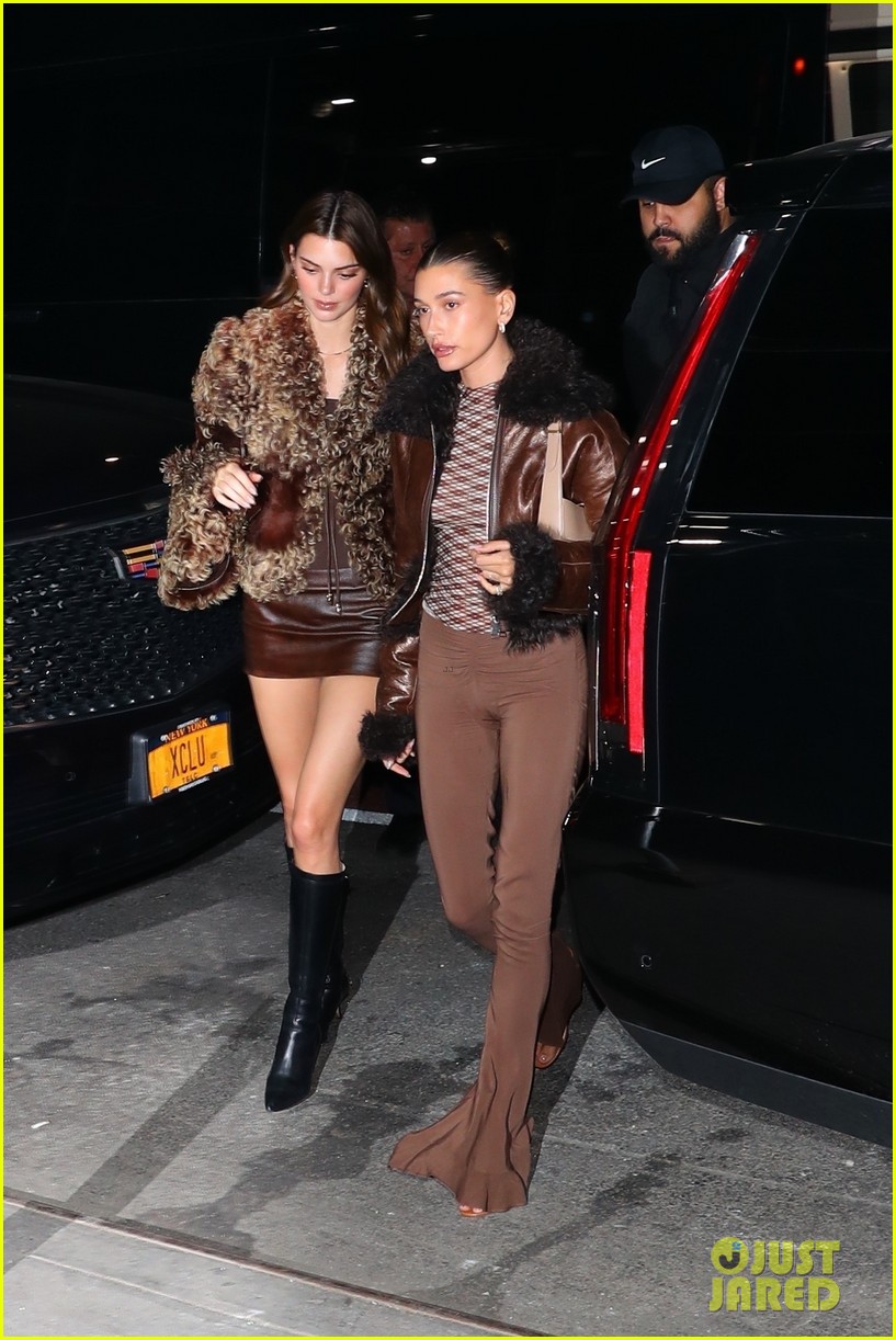 Kendall Jenner & Hailey Bieber Arrive in Style For a Pre-Met Gala Party ...