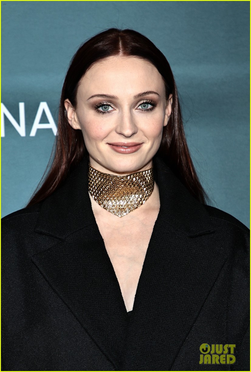 NY: The Staircase TV show premiere by HBOMAX Sophie Turner wearing