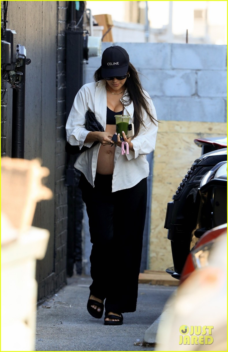 shay mitchell wears sports bra appointment in santa monica 05