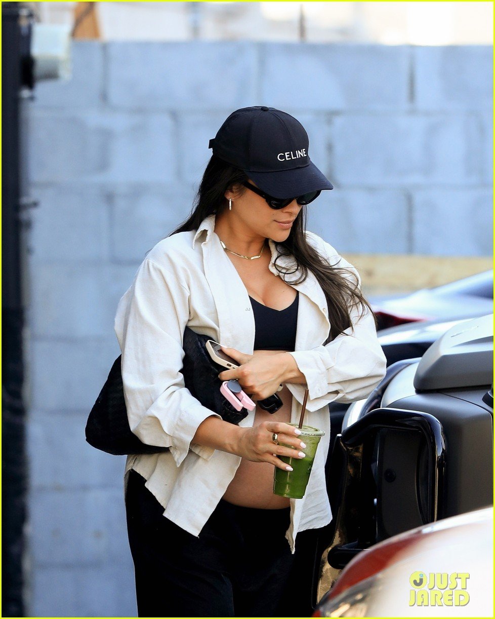 shay mitchell wears sports bra appointment in santa monica 06