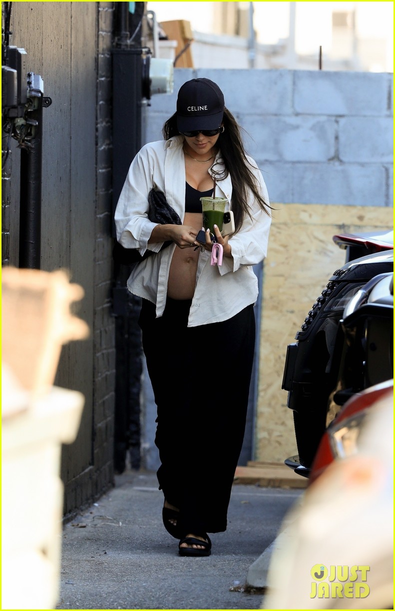 shay mitchell wears sports bra appointment in santa monica 35