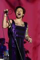 harry styles dazzles purple jumpsuit performing radio 1 big weekend 02