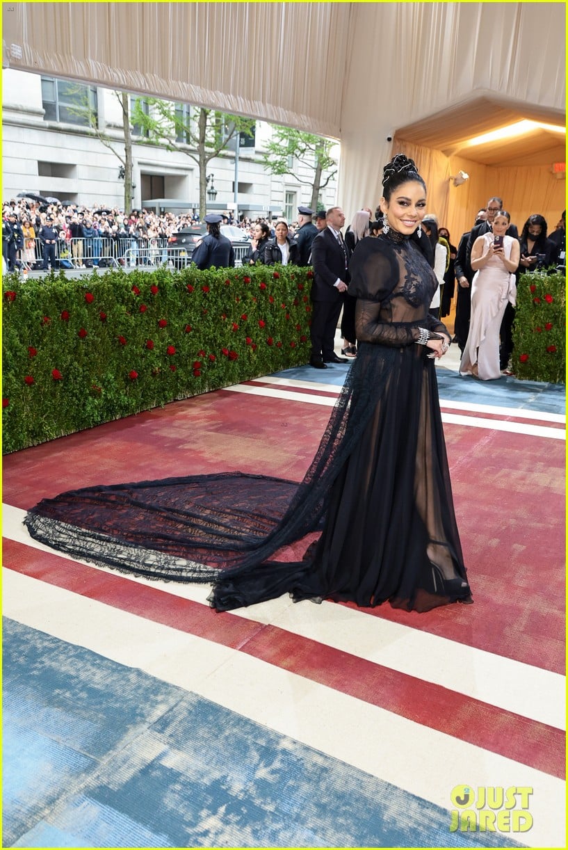 Full Sized Photo of vanessa hudgens one of the first on met gala red
