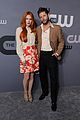 meg donnelly drake rodger tease upcoming the winchesters series at cw upfronts 06