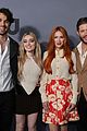 meg donnelly drake rodger tease upcoming the winchesters series at cw upfronts 17