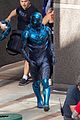 xolo mariduena gets into full costume on blue beetle set see the photos 16
