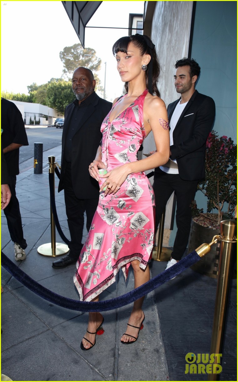 bella hadid celebrates launch of her kin mocktail drink line 17