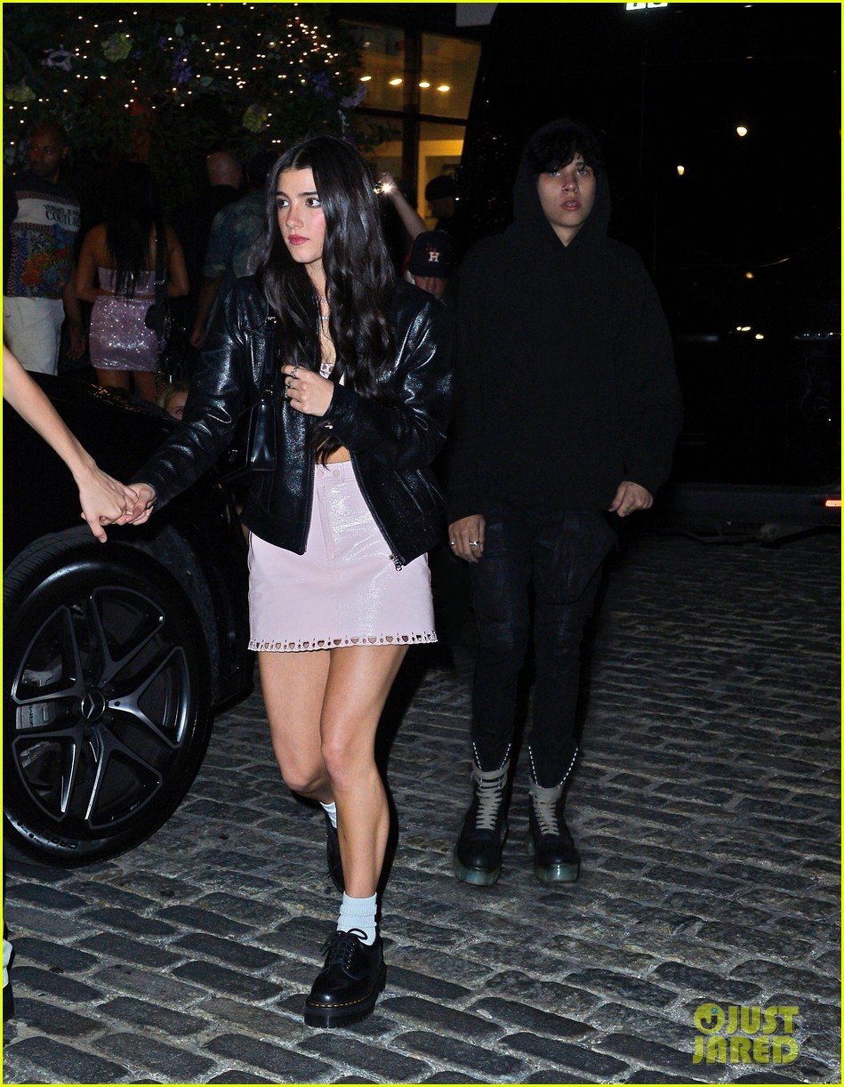 Full Sized Photo of charli damelio landon barker nyc party 06 | Charli