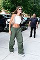 hailey bieber keeps cool in nyc 09