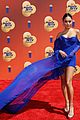vanessa hudgens blue dress wind hits right mtv awards 30