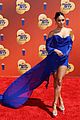 vanessa hudgens blue dress wind hits right mtv awards 32