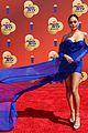 vanessa hudgens blue dress wind hits right mtv awards 33