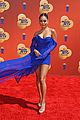 vanessa hudgens blue dress wind hits right mtv awards 40