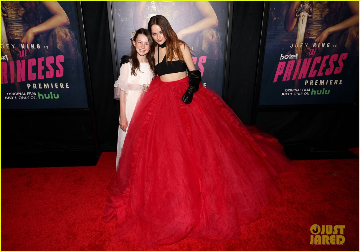 Full Sized Photo of joey king slays the red carpet at the princess