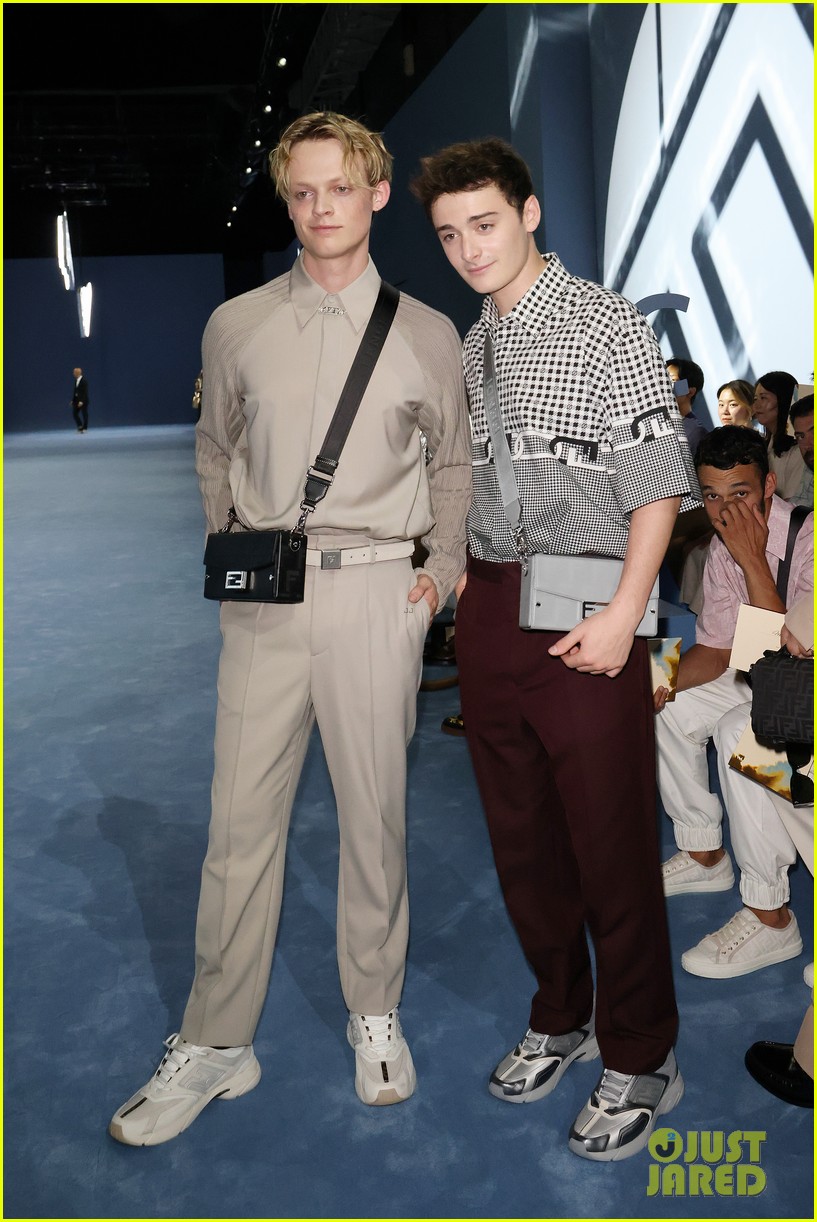 Noah Schnapp Hits Up Fendi Fashion Show Before Attending Harry Styles  Concert with Millie Bobby Brown: Photo 1350238, Anson Boon, Fashion, Jake  Biongovi, Lucas Jagger, Millie Bobby Brown, Noah Schnapp Pictures