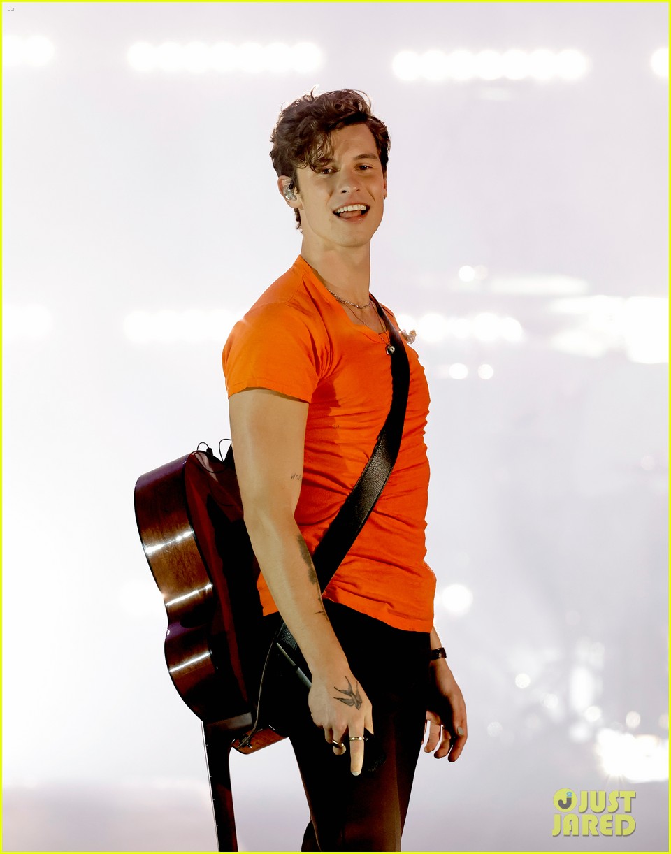 Shawn Mendes Wears Orange for Special Reason to Wango Tango 2022