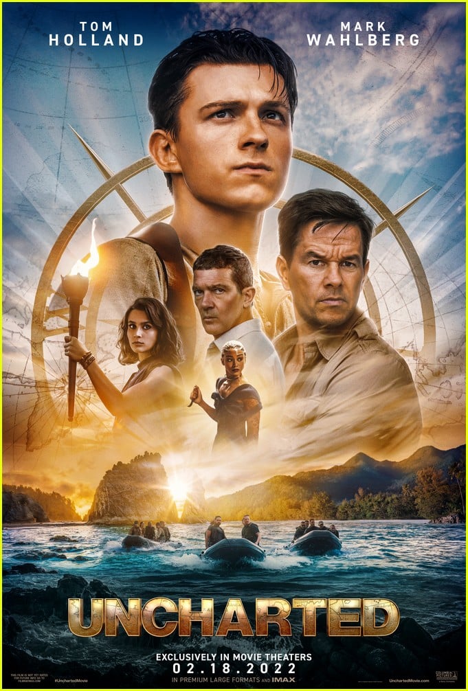 Tom Holland & Mark Wahlberg's 'Uncharted' Coming to Netflix This Summer!:  Photo 1350327, Antonio Banderas, Mark Wahlberg, Movies, Netflix, sophia  ali, Tati Gabrielle, Tom Holland, Uncharted Pictures