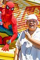 jacob batalon meets spiderman at avengers campus 05
