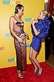 dylan obrien wears hot pink suit to not okay premiere with zoey deutch 06