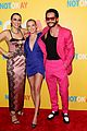 dylan obrien wears hot pink suit to not okay premiere with zoey deutch 10