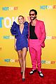 dylan obrien wears hot pink suit to not okay premiere with zoey deutch 13