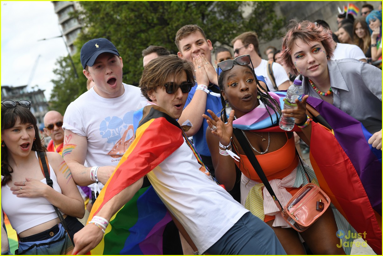 The Cast of 'Heartstopper' Walk In London Pride Parade See All the