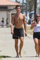shawn mendes goes shirtless for walk with friends 01