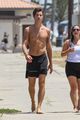 shawn mendes goes shirtless for walk with friends 14