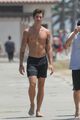 shawn mendes goes shirtless for walk with friends 16