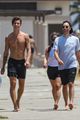 shawn mendes goes shirtless for walk with friends 24