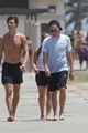 shawn mendes goes shirtless for walk with friends 28