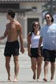 shawn mendes goes shirtless for walk with friends 30