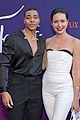 chosen jacobs shows off sofia carson at purple hearts screening 01