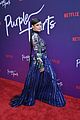 chosen jacobs shows off sofia carson at purple hearts screening 12