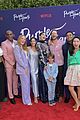 chosen jacobs shows off sofia carson at purple hearts screening 21