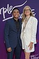 chosen jacobs shows off sofia carson at purple hearts screening 28