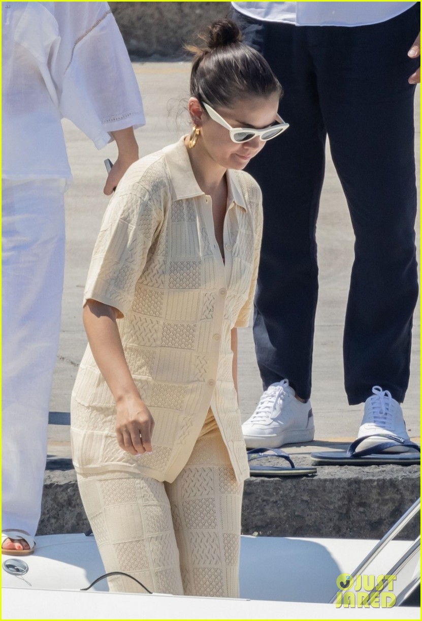 Selena Gomez Enjoys Another Day on Vacation with Producer Andrea