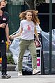 joey king zac efron spotted on set 01