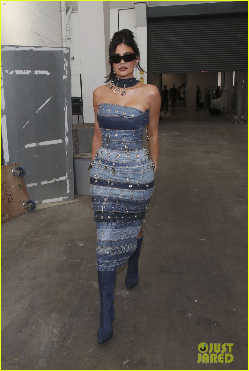 Full Sized Photo of kylie jenner full denim look for london photo shoot 15 Kylie Jenner Rocks