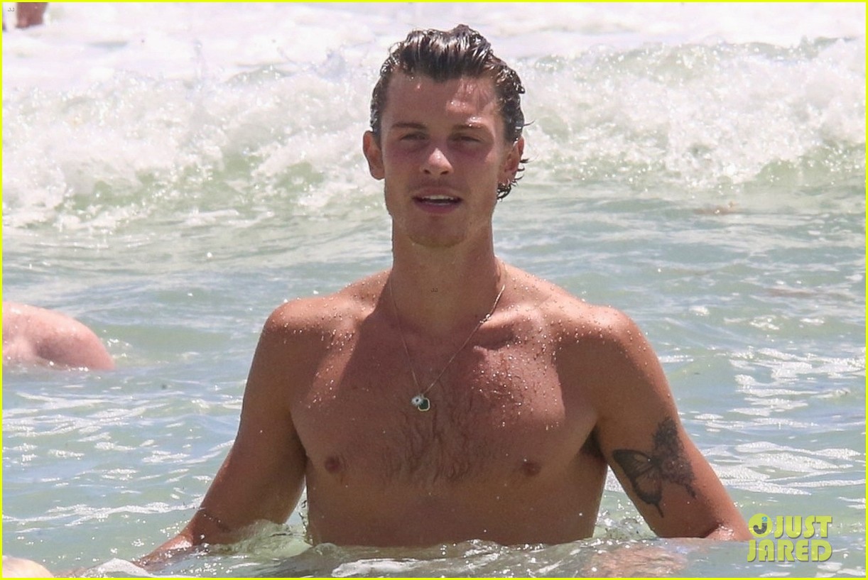 Full Sized Photo of shawn mendes beach day in miami 47 | Shawn Mendes