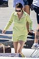selena gomez andrea iervolino italy vacation boat arrival 08