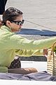 selena gomez andrea iervolino italy vacation boat arrival 10
