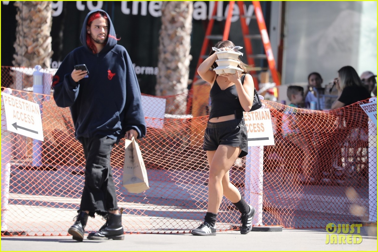 Full Sized Photo of addison rae hides behind take out omer fedi 35